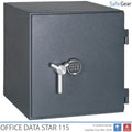 Office Data Star 115 Tűzálló Adathordozószéf – (228 LTO-szalag) – Betörésállósági vizsgálat: S2 / Tűzállósági vizsgálat: 60 perc