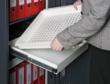 Kihúzható adathordozó-kosár – 404 mm szélesség – Office Data Star