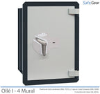 Caja Fuerte - Ollé I Mural - Certificación Grado I - 4 - Cerradura Llave