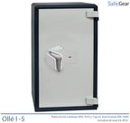 Caja Fuerte - Ollé I - Certificación Grado I - 5 - Cerradura Llave