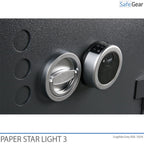 Paper Star Light 3 tűzálló széf – 5 irattartó – S2 betörésállósági vizsgálati fokozat / 30 perces tűzállósági vizsgálat