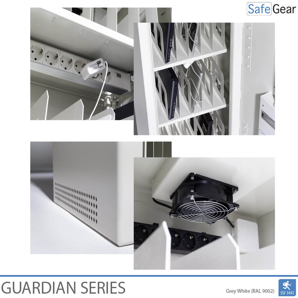 Guardian 1600 - 24 töltő laptophoz - SSF 3492 szerinti betörésállósági vizsgálat