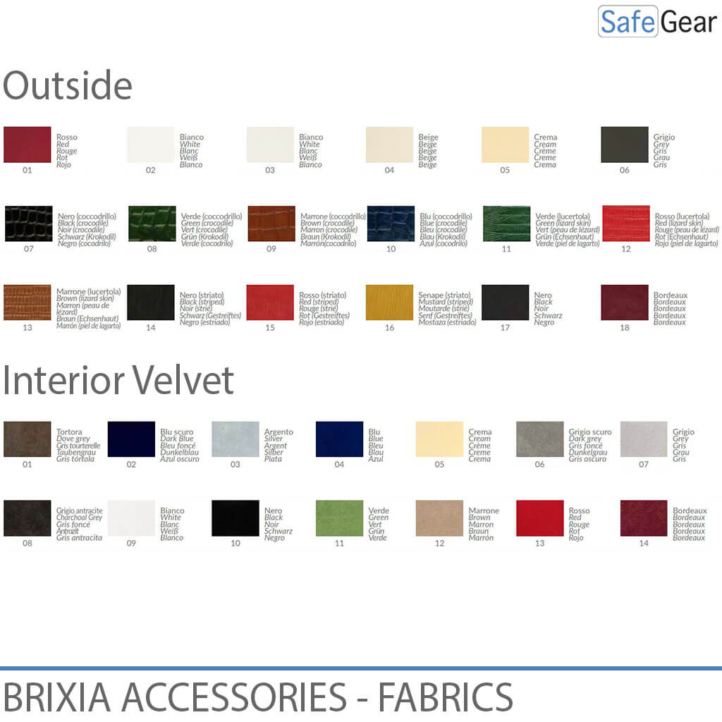 Brixia Accessories - Fabrics