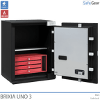 Brixia Uno 3 Széf (66 L) - Betörésvizsgálati I. fokozat - Kódzár