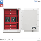 Brixia Uno 3 Széf (66 L) - Betörésvizsgálati I. fokozat - Kódzár