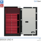 Brixia Uno 4 Pengeskab (88L) - Indbrudstest Grade I