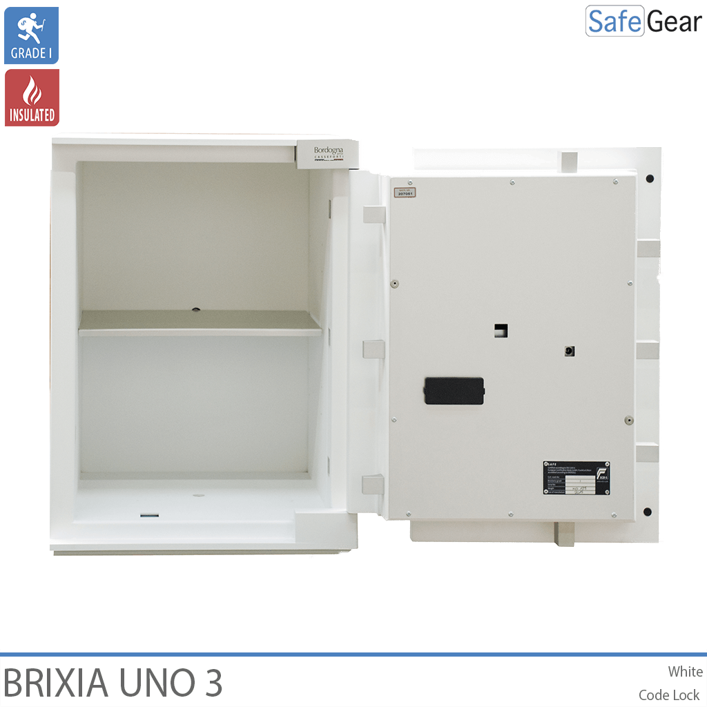 Brixia Uno 3 Széf (66 L) - Betörésvizsgálati I. fokozat - Kódzár