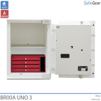Brixia Uno 3 Széf (66 L) - Betörésvizsgálati I. fokozat - Kódzár