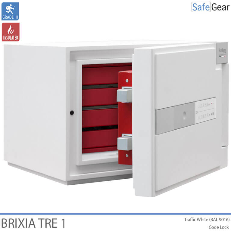Brixia Tre 1 Széf (32 L) - Betörésvizsgálati III. Fokozat - Kódzár