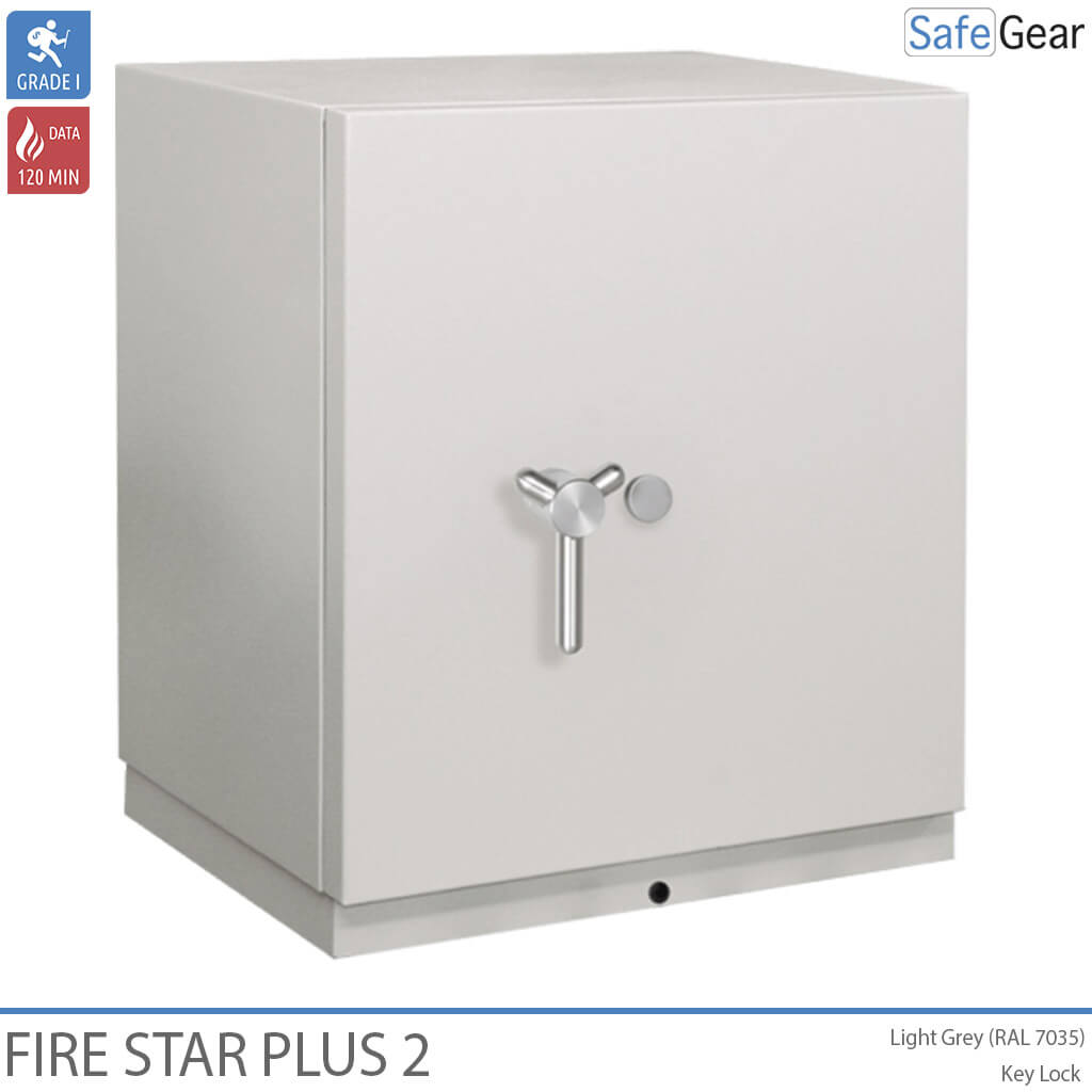 Fire Star Plus 2 Tűzálló Adathordozószéf (168 LTO) – Betörésvédelmi teszt Fokozat I / Tűzállósági teszt 120 min