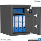 Topas Pro 3 Széf (47 L) – Betörésállósági teszt Fokozat II