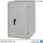 Gemini Pro 40 gyógyszertári széf (180 liter) – 4 fiók – 2 polc – Betörésállósági vizsgálat Fokozat I – Kulcszár