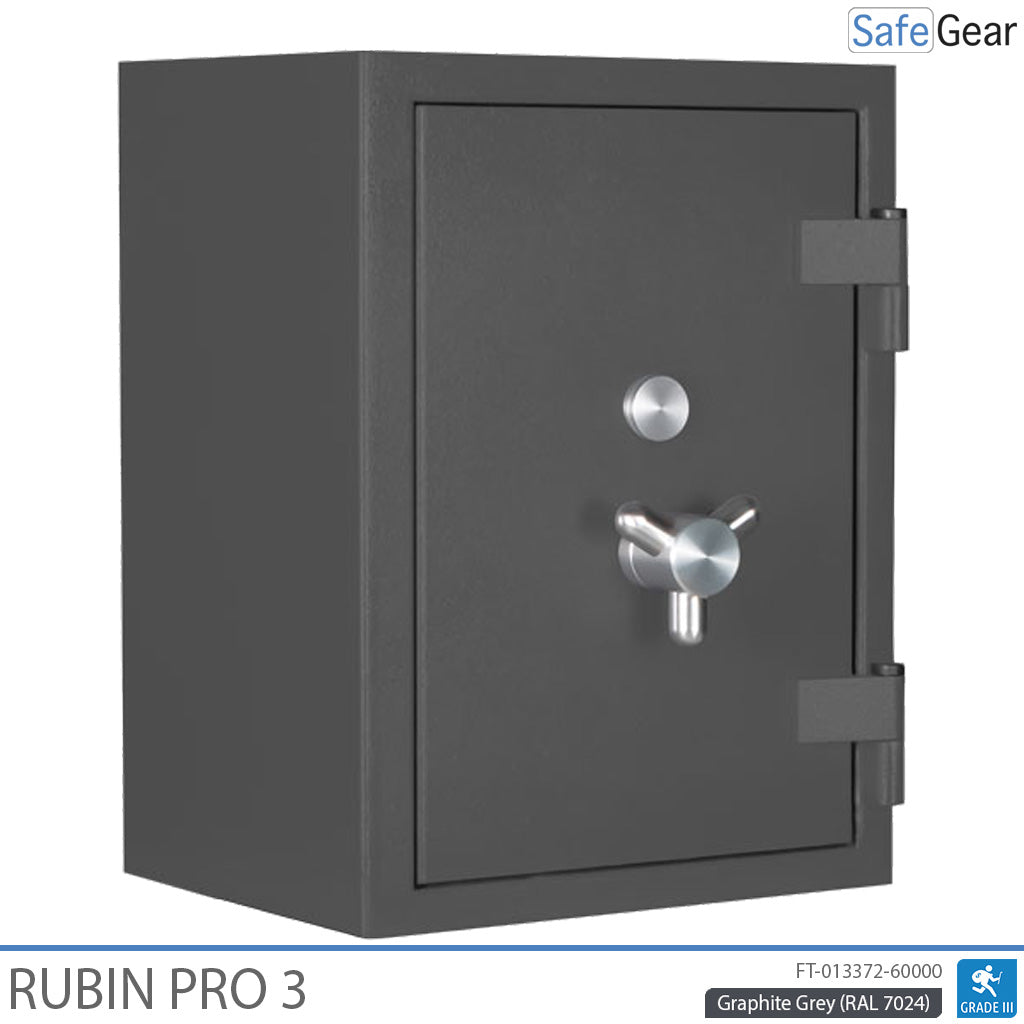 Rubin Pro 3 – Biztonsági széf (42 liter) – Betörésállósági vizsgálat Fokozat 3