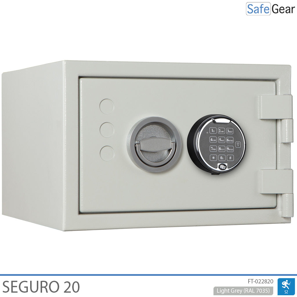 Seguro 20 – Széf (19 liter) – Betörésvizsgálati Fokozat S2