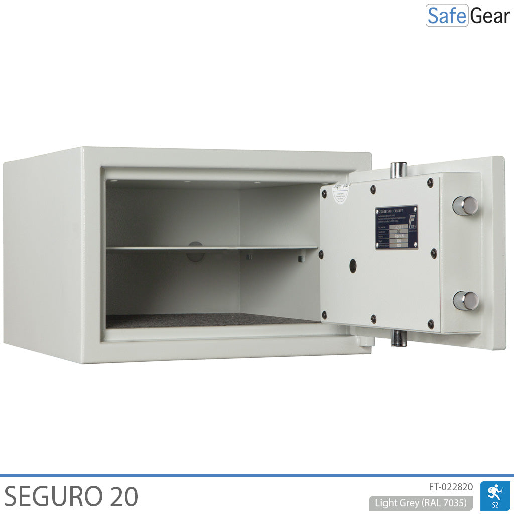 Seguro 20 – Széf (19 liter) – Betörésvizsgálati Fokozat S2