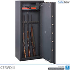 Cervo III – Fegyvertároló – (12 puska) – Betörésállósági vizsgálat Fokozat 1