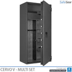 Cervo V Multi Set – Fegyverszekrény – (14 puska) – Betörésállósági vizsgálat: Fokozat 1