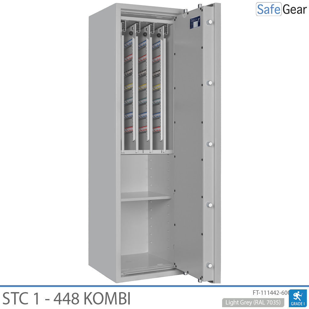 STC 1 – 448 Kombi – 448 kulcs (125 L) – Betörésállósági Fokozat I – Kulcszár