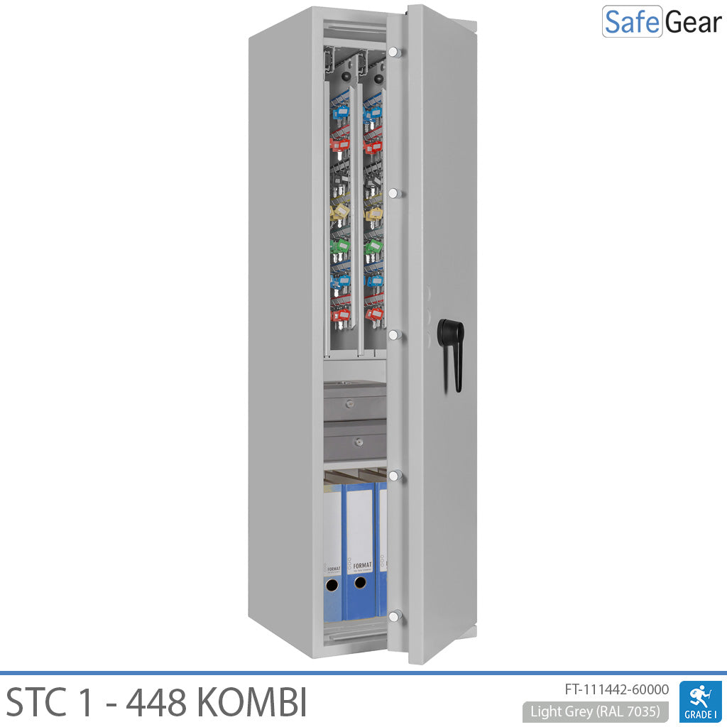 STC 1 – 448 Kombi – 448 kulcs (125 L) – Betörésállósági Fokozat I – Kódzár