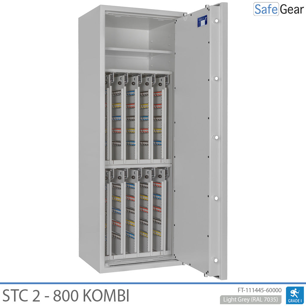 STC 2 – 800 Kombi – 800 kulcs (166 L) – Betörésállósági Fokozat I – Kulcszár