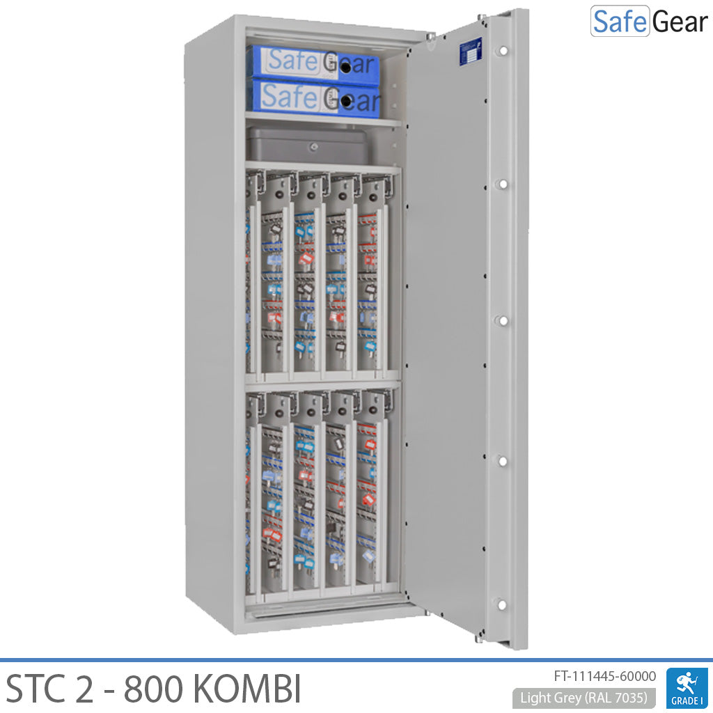STC 2 – 800 Kombi – 800 kulcs (166 L) – Betörésállósági Fokozat I – Kódzár