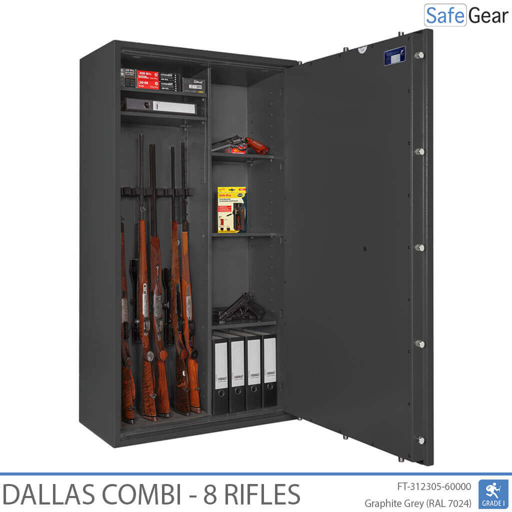 Dallas Combi – Fegyverszéf (8 puska) – Betörésállósági teszt: Fokozat 1
