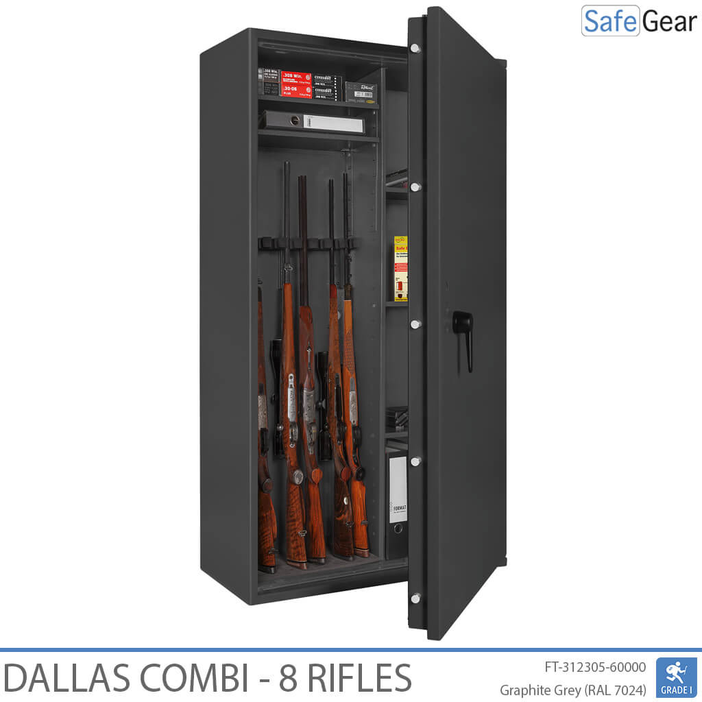 Dallas Combi – Fegyverszéf (8 puska) – Betörésállósági teszt: Fokozat 1