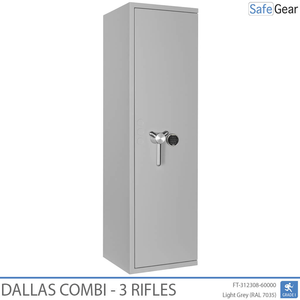 Dallas Combi – Fegyverszéf (3 puska) – Betörésállósági vizsgálat: Fokozat 1