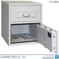 Gemini Pro SL 97 Bedobószéf (119 L) – Betörésállósági vizsgálat D-I – Kódzár 9 felhasználói kóddal