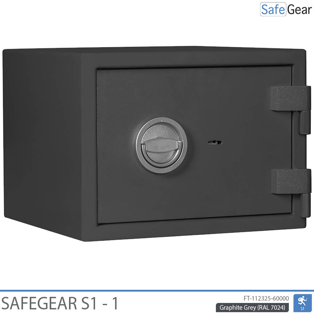 SafeGear SG 1 – Biztonsági széf (34 liter) – Betörésvizsgálati S1 fokozat