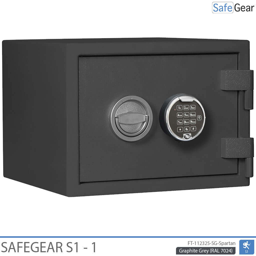 SafeGear SG 1 – Biztonsági széf (34 liter) – Betörésvizsgálati S1 fokozat