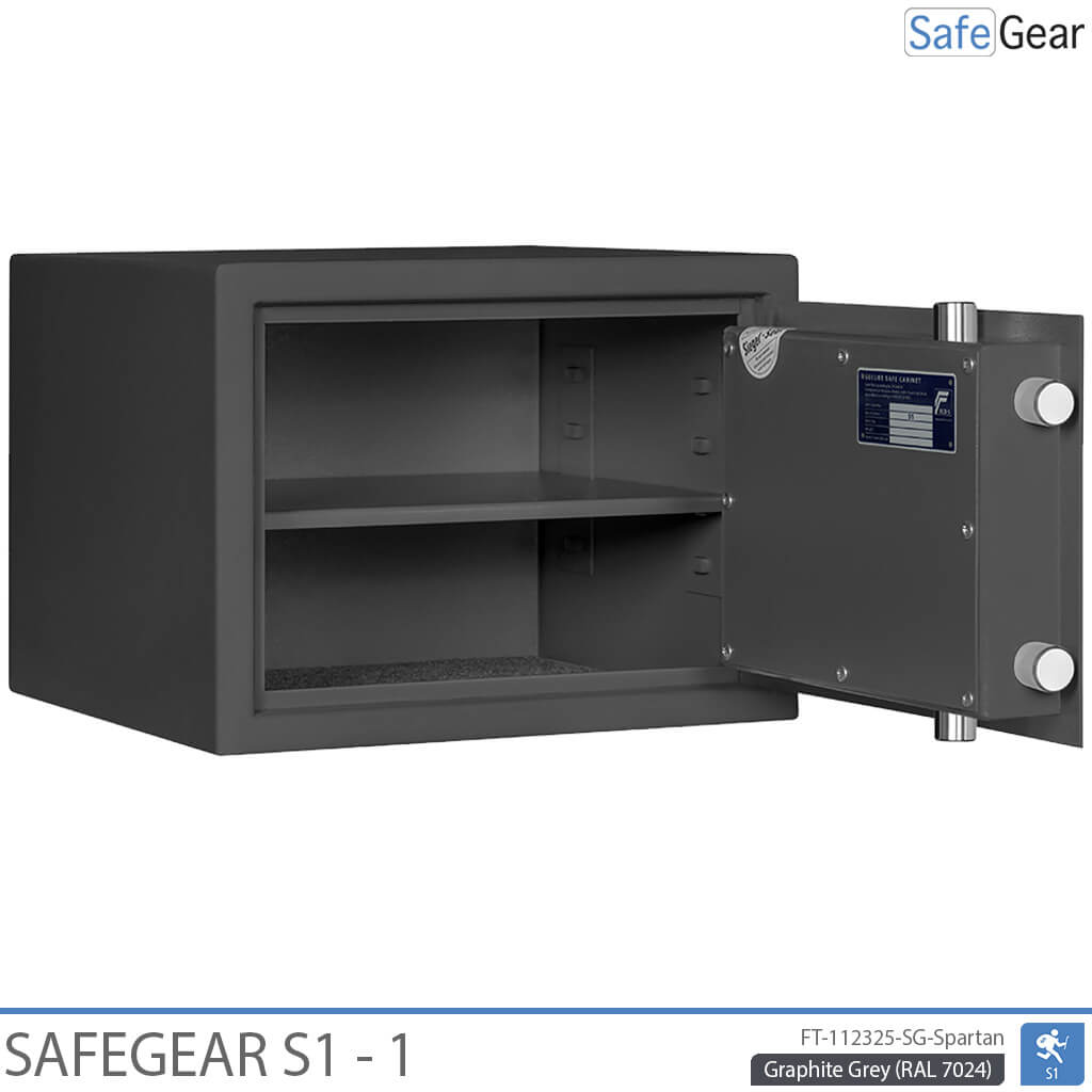 SafeGear SG 1 – Biztonsági széf (34 liter) – Betörésvizsgálati S1 fokozat