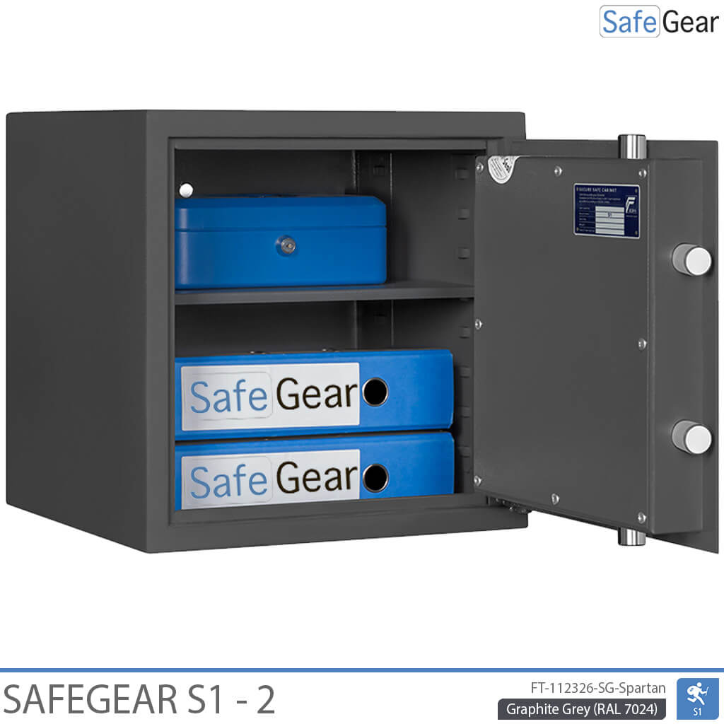 SafeGear SG 2 – biztonsági széf (46 liter) – betörésállósági teszt Fokozat S1