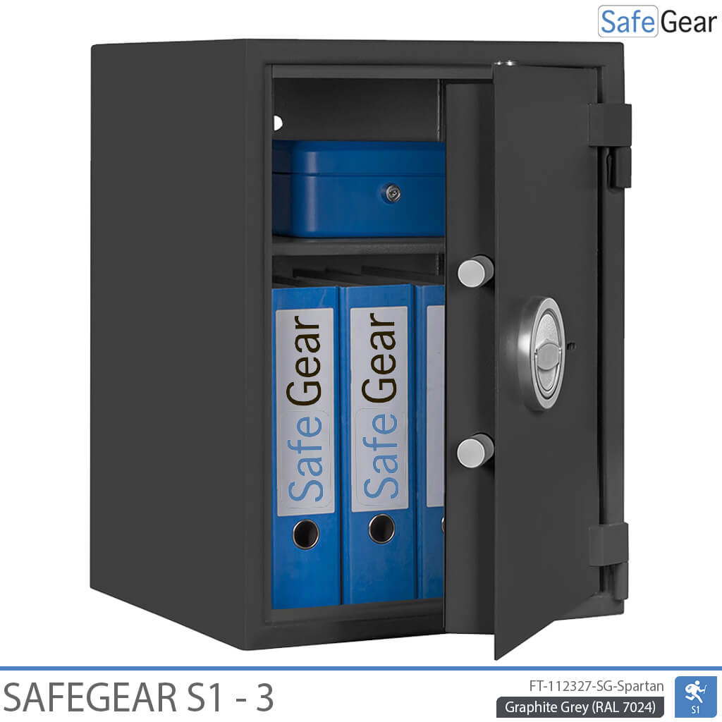 SafeGear SG 3 – biztonsági széf (63 liter) – betörésvédelmi S1 fokozat