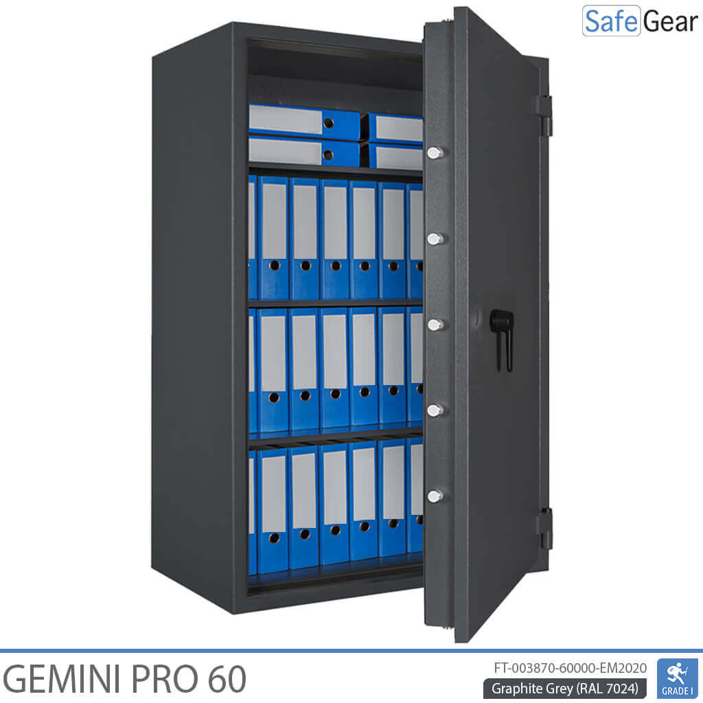 Gemini Pro 60 – Biztonsági széf (431 liter) – Betörésállósági teszt, Fokozat 1