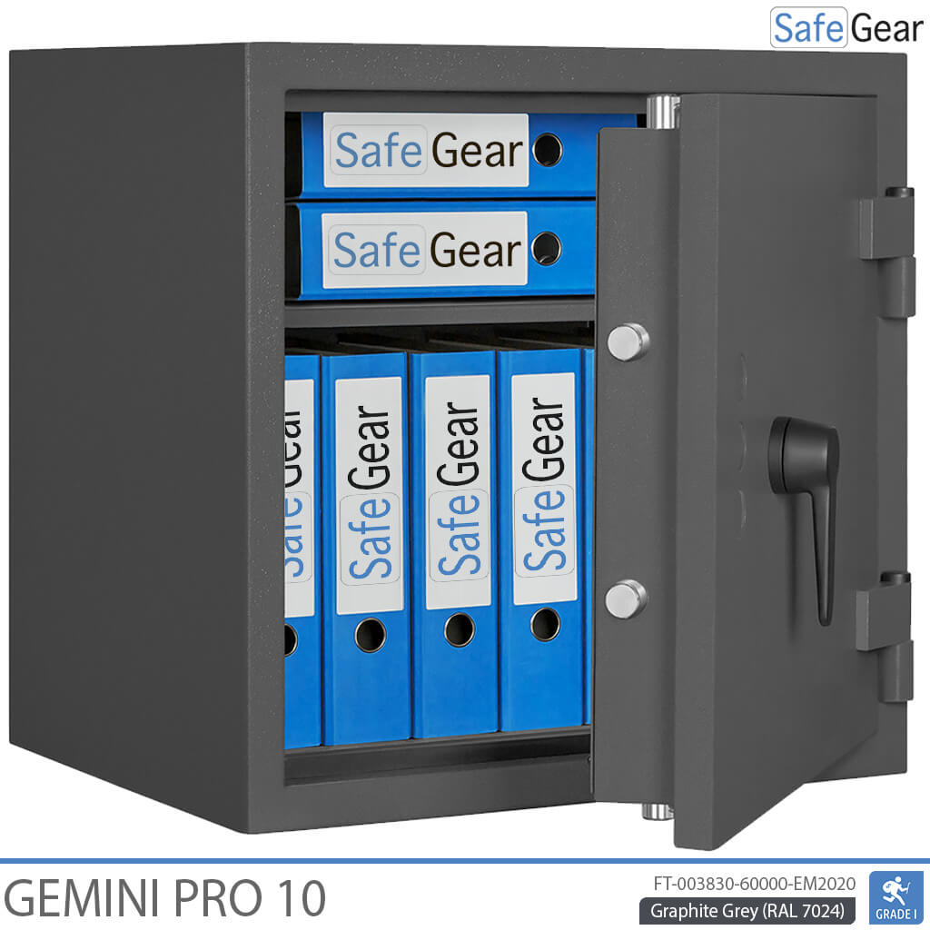 Gemini Pro 10 – biztonsági széf (103 liter) – betörésállósági teszt: Fokozat 1