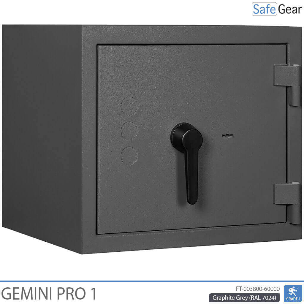 Gemini Pro 1 – Biztonsági széf (45 liter) – Betörésállósági teszt: Fokozat 1