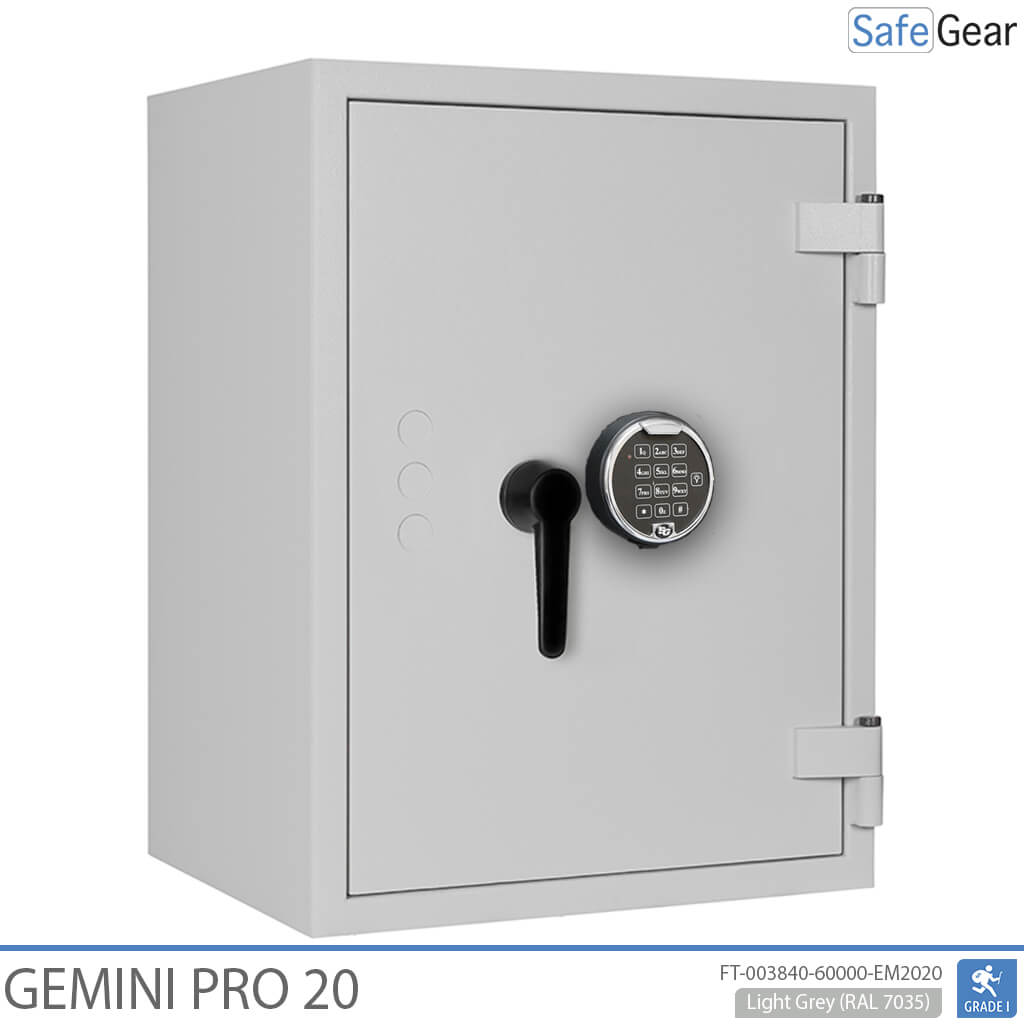 Gemini Pro 20 – biztonsági széf (141 liter) – betörésállósági teszt: Fokozat 1