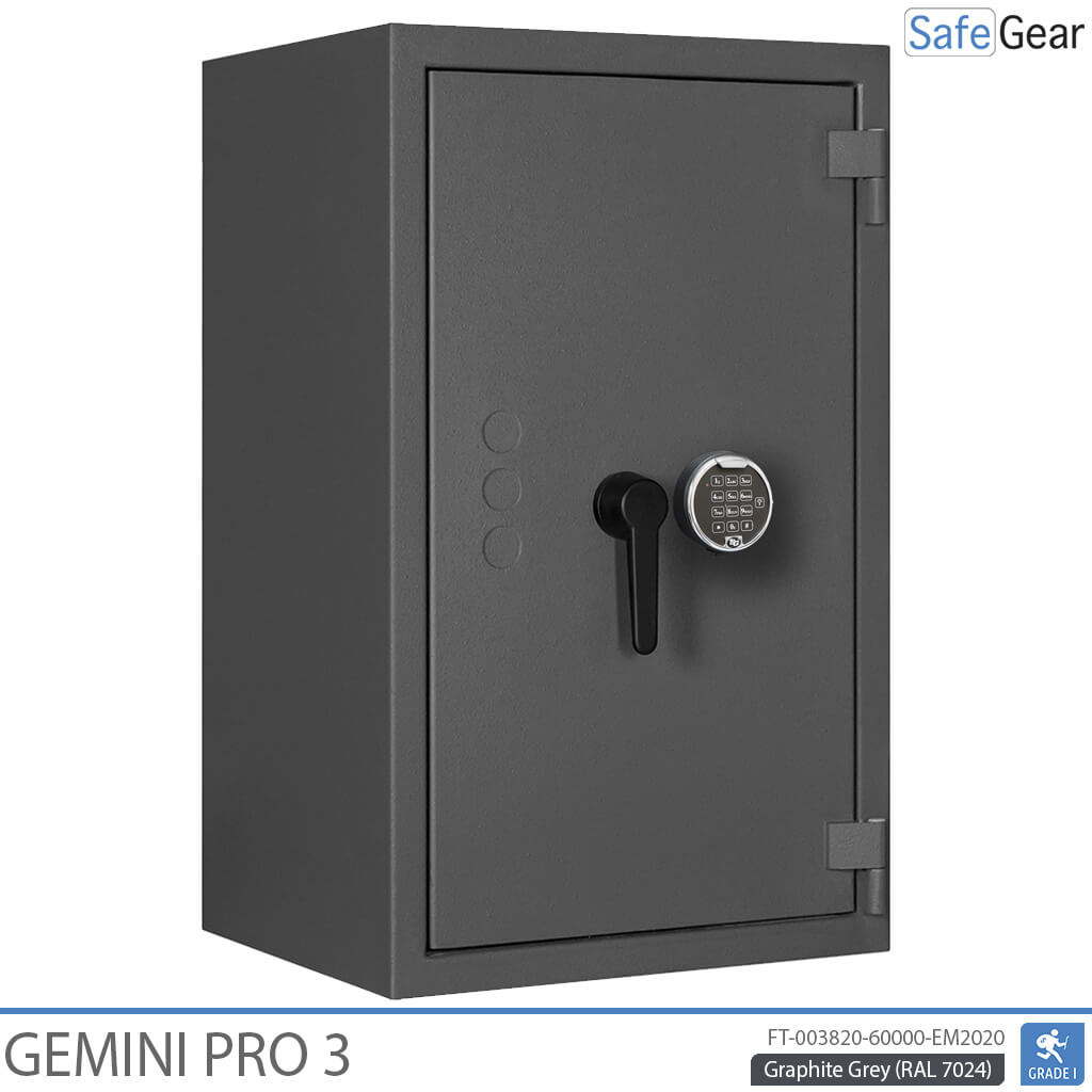 Gemini Pro 3 – Biztonsági széf (90 liter) – Betörésállósági teszt, Fokozat 1