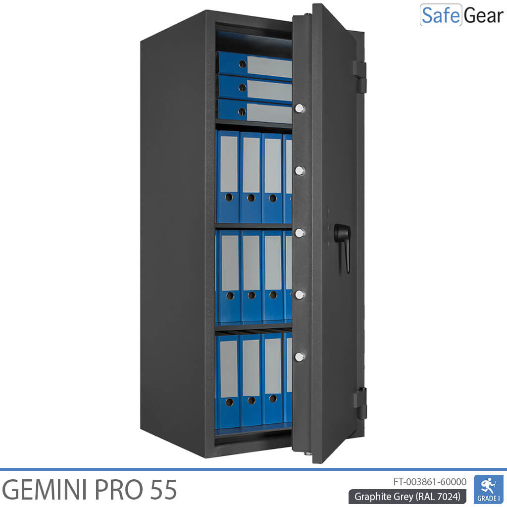 Gemini Pro 55 – Biztonsági széf (292 liter) – Betörésvédelmi teszt: Fokozat 1