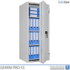 Gemini Pro 55 – Biztonsági széf (292 liter) – Betörésvédelmi teszt: Fokozat 1