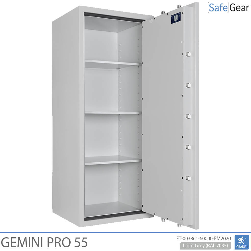 Gemini Pro 55 – Biztonsági széf (292 liter) – Betörésvédelmi teszt: Fokozat 1