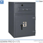 Gemini Pro D-I 340 Bedobószéf (384 L) - Betörésvizsgálati Fokozat D-I - Kódzár 9 felhasználói kóddal