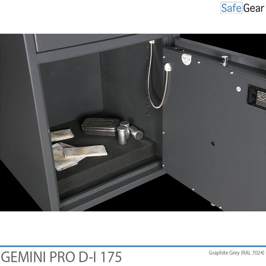 Gemini Pro D-I 250 Bedobószéf (294 L) - Betörésvizsgálati Fokozat D-I - kulcszár