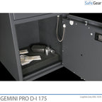 Gemini Pro D-I 250 Bedobószéf (294 L) - Betörésvizsgálati Fokozat D-I - Kódzár 9 felhasználói kóddal