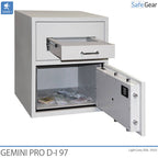 Gemini Pro D-I 97 Bedobószéf (119 L) - Betörésvizsgálati Fokozat D-I - kulcszár