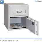 Gemini Pro D-I 97 Bedobószéf (119 L) - Betörésvizsgálati Fokozat D-I - Kódzár 9 felhasználói kóddal
