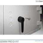 Gemini Pro D-I 97 Bedobószéf (119 L) - Betörésvizsgálati Fokozat D-I - kulcszár
