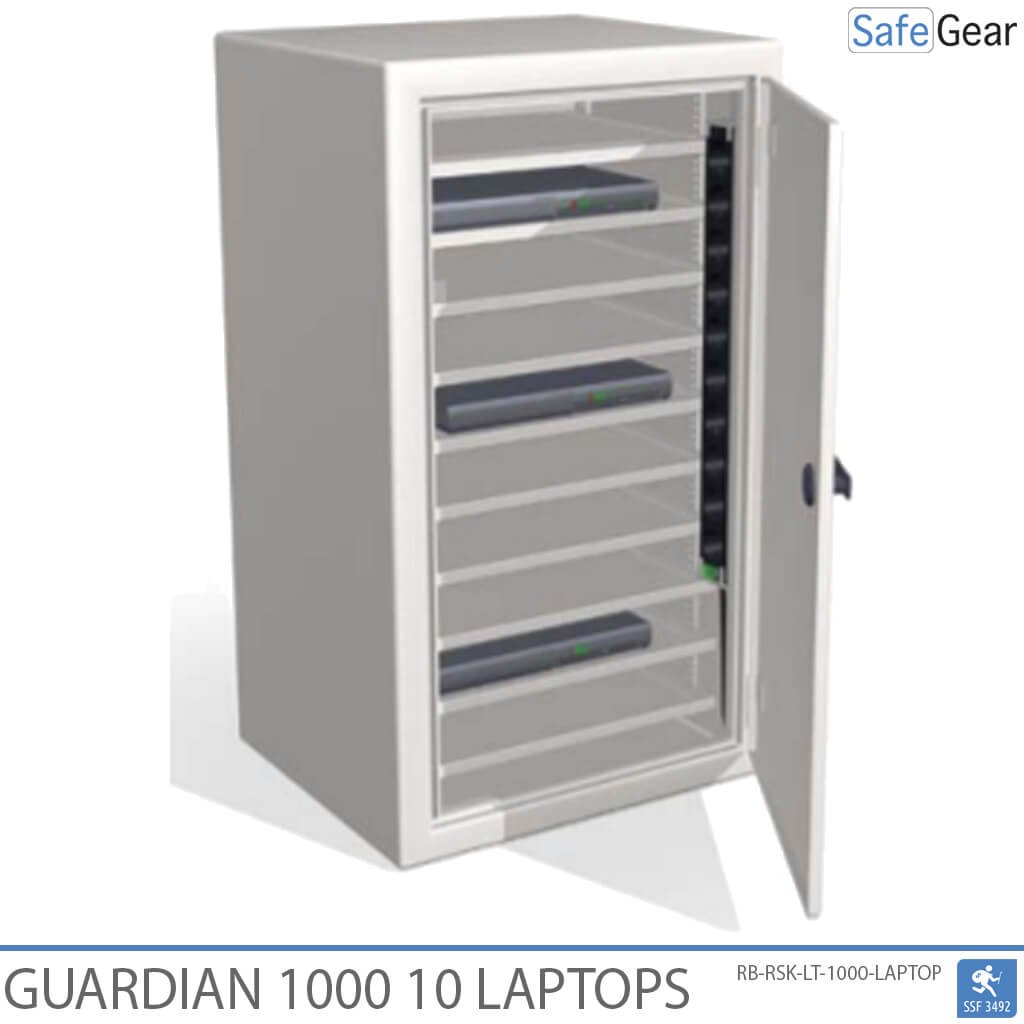 Guardian 1000 – 10 laptop töltési lehetőséggel – Betörésállósági vizsgálat SSF 3494