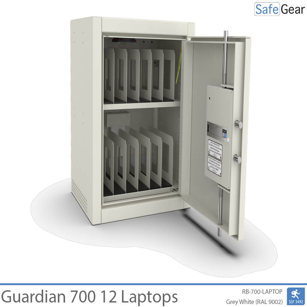 Guardian 700 - 12 töltő laptophoz - SSF 3492 szerinti betörésállósági vizsgálat